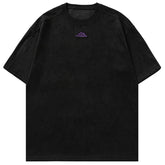 Casual Vintage Suede Oversized T-Shirt