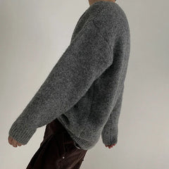 Minimalist Essential Knit Pullover