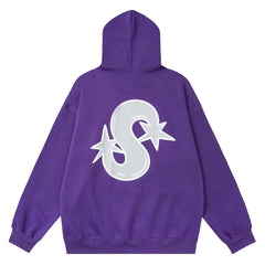 "S" Shape Plastisol Hoodie