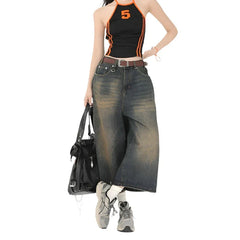 Y2K Wide Leg Oversize Denim Trouser