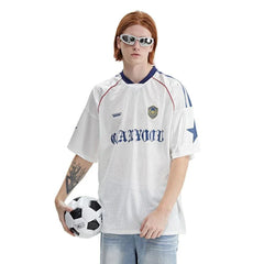 Jersey Style V-neck T-shirt