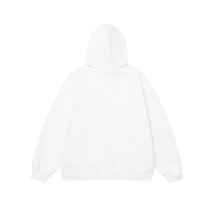 Chilling Dudes Winter Portrait Print Hoodie