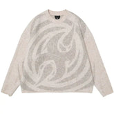 Y2K Grunge Knitted Ripped Hole Sweater