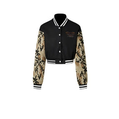 Women's Camouflage Varsity Jacket