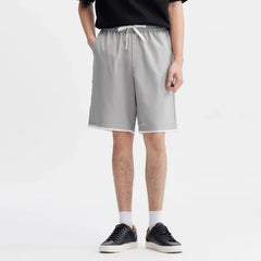 Casual Straight-Leg Cropped Short