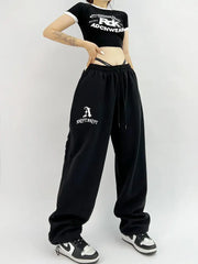 Y2K Loose Graphic Sweatpants