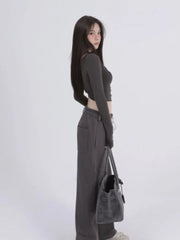 Y2K Aesthetic Two Pieces Set T-shirt