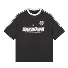 Y2K Metallic Silver Oversized T-Shirt