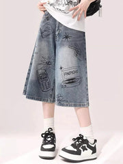 Y2K Women's Baggy Denim Short