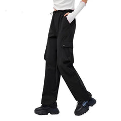 Casual Solid Wide Leg Cargo Pant