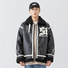 Heating Fur Leather Jacket