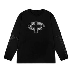 Y2k Cross Goth SC Sweater