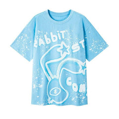 Retro Printed Oversized Women's T-Shirt