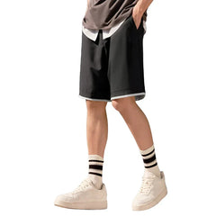 Casual Straight-Leg Cropped Short