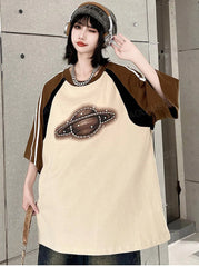 Vintage Printed Galaxy T-Shirt