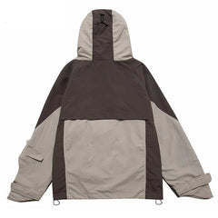 Multi Pocketed Waterproof Rain Jacket