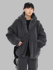 Casual Faux Lamb Fur Oversized Coat