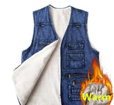 Denim Pocketed Vest