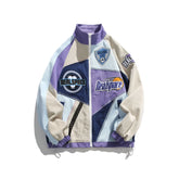 Patchwork Varsity Racing Jacket