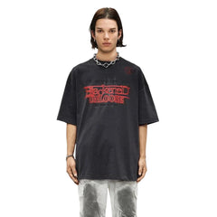 Dyed Printed Loose T-Shirt