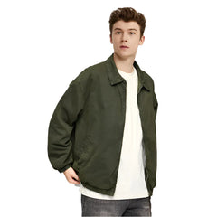 Brushed Twill Cargo Streetwear Jacket