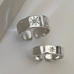 Y2k Cosmic Duo Punk Rings