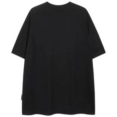 Cute Panda Face Oversized T-Shirt