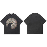 Regretful Cat Washed T-Shirt