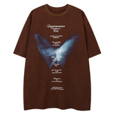 Casual Butterfly Printed Loose T-Shirt