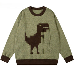 Dino Vibe Knit Sweater