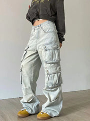 Y2K High-Waisted Women's Baggy Cargo
