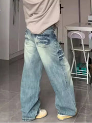 Aesthetic Blue Denim Jeans