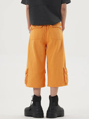 Gothic Washed Distressed Cargo Short