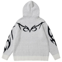Raven Eyes Zipper Hoodie