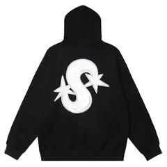 "S" Shape Plastisol Hoodie