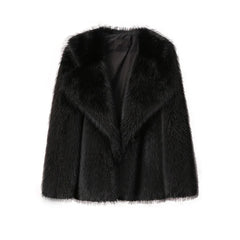 Luxury Faux Fur Women's Coat Jacket