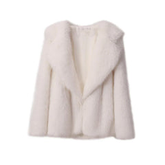 Luxury Faux Fur Women's Coat Jacket