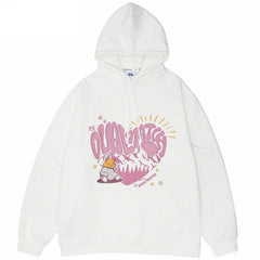 Pink Heart Mountain Hoodie