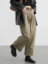 Casual Solid Wide Leg Pant