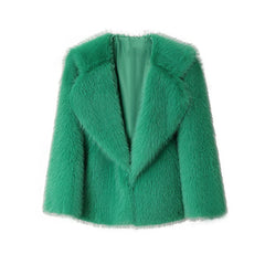 Luxury Faux Fur Women's Coat Jacket