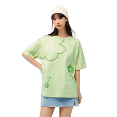 Flower Dress Oversized Women's T-Shirt