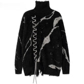 Zebra Ripped Sweater