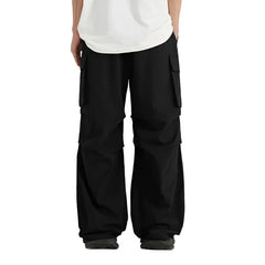 Black Casual High Street Cargo Pant