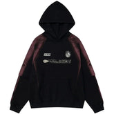 Y2K Fleece Racing Spirt Hoodie
