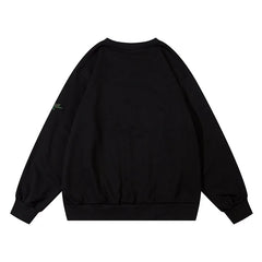 Camouflage Patch Embroidery Sweatshirt