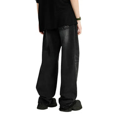 Classic Retro Washed Denim Pant