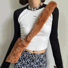 Vintage Ribbed Patchwork Crop Top