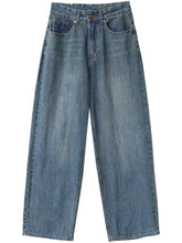Blue Wide Leg Women's Denim Pant