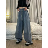 Baggy Elastic-waist Women's Jeans
