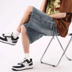 Y2k Denim Oversize Jort